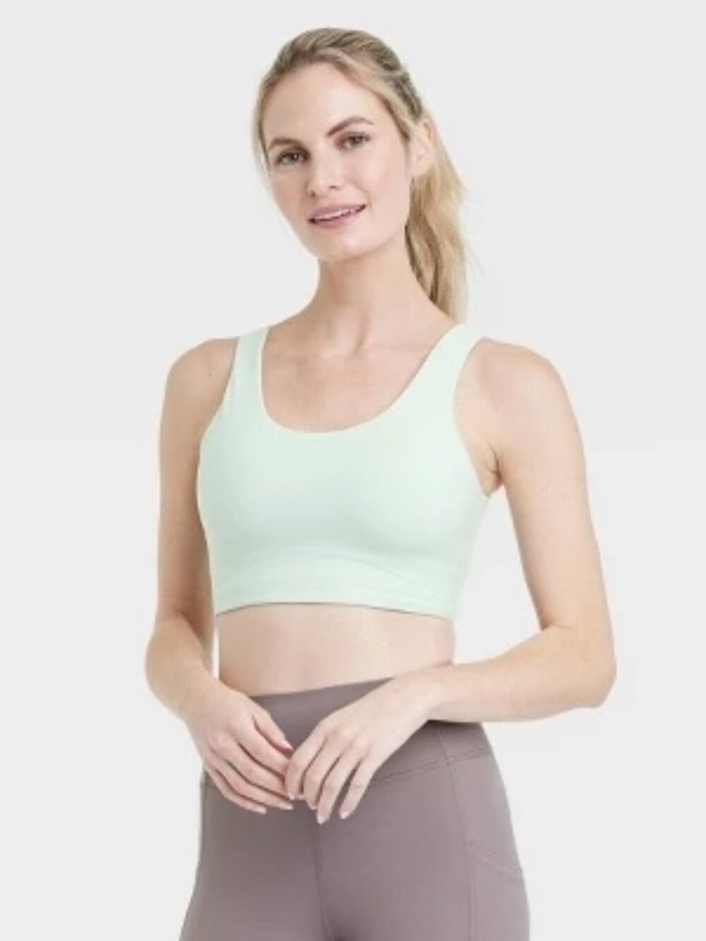 Everyday Soft Medium Support Longline Sports Bra - Target
All In Motion, Mint, M